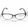 thumbnail image 3 of Inner Vision Women's Reading Glasses w/ Spring Hinges & Case - (3.0 x Magnification) - Grey & Black Tortoise, 3 of 6