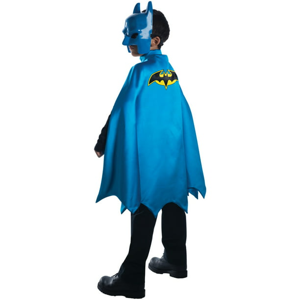 Rubies Costume Co Child's Deluxe Blue Batman Comic Book Style Cape Costume  Accessory 