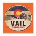thumbnail image 5 of Stupell  Vail Colorado Vintage Sign Wall Plaque Art - 12 x 12, 5 of 5