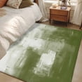 thumbnail image 4 of 2.7'x5' Area Rugs, Sage Green Indoor Outdoor Area Rug for Living Room Bedroom, Modern White Oil Painting Art Abstract Washable Bathroom Rugs Kitchen Floor Carpet Mats Home Decor Aesthetic, 4 of 8