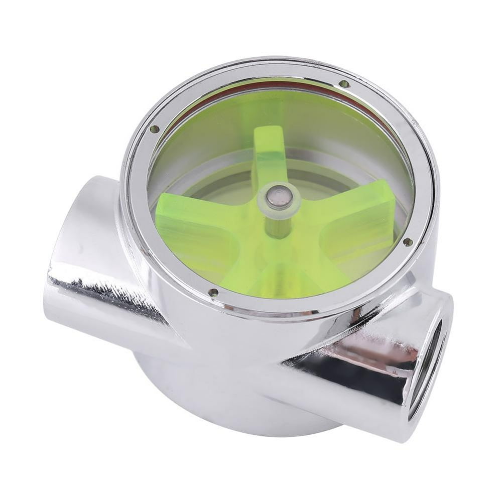 Mgaxyff Visual Flow Indicator, G1/4 Flow Indicator ,Tungsten Alloy G1/4