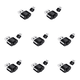 thumbnail image 1 of 8PCS Mini Mouse Mover Automático Cgtredaw 3 Modos Jiggle Mouse Jiggler Mover Con Botón ON/Off, 1 of 8
