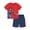 Superhero adventures spiderman: red / blue, variant on Marvel Avengers Spider-Man Iron Man Hulk Little Boys T-Shirt and Mesh Shorts Outfit Set Toddler to Little Kid