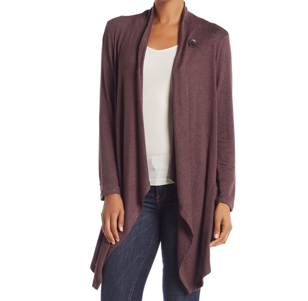 bobeau button cardigan