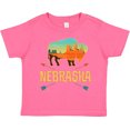 thumbnail image 3 of Inktastic Nebraska Vacation Buffalo Boys or Girls Toddler T-Shirt, 3 of 5