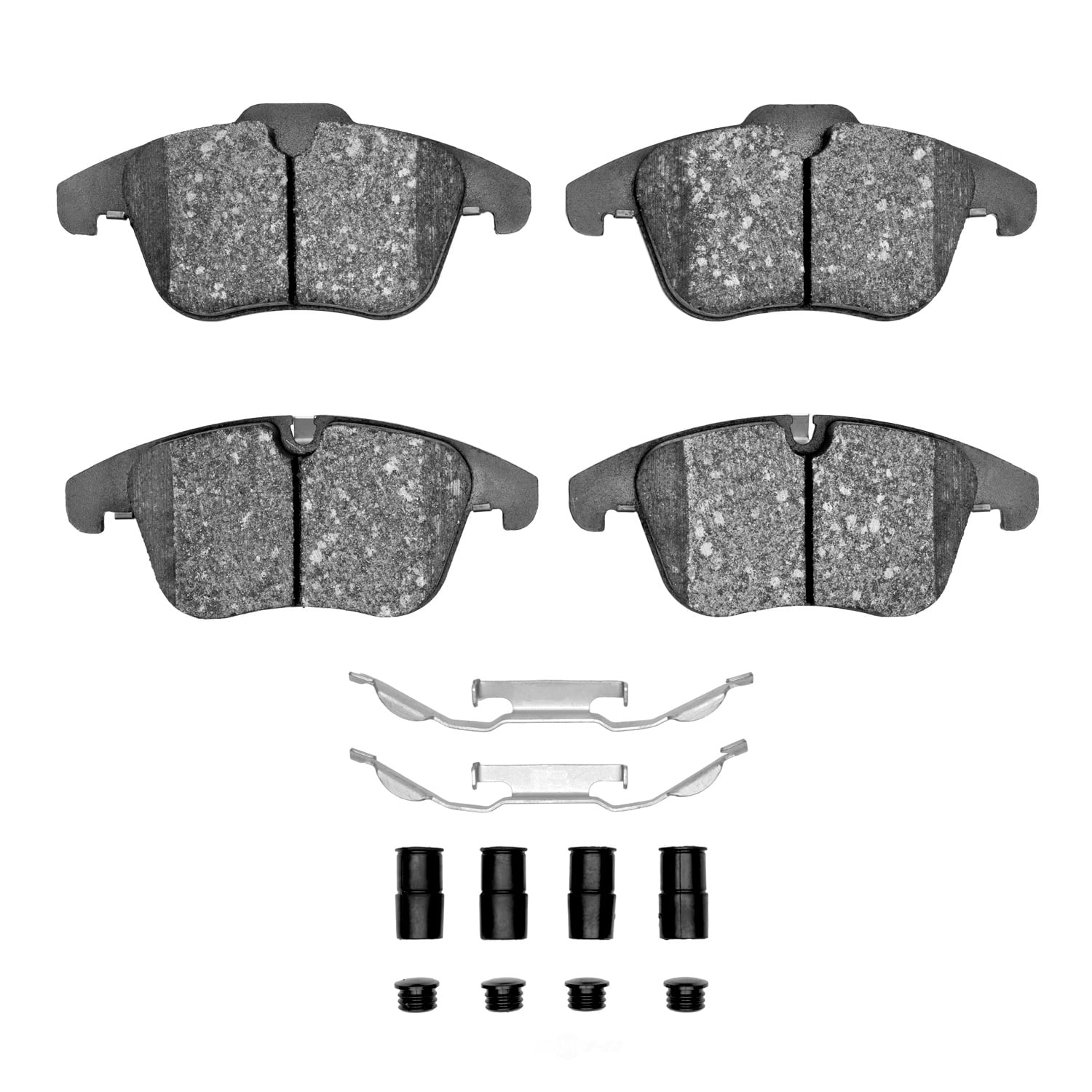 Dynamic Friction Company 1600-1241-01 DFC EURO 5000 Ceramic Brake Pads and Hardware Kit
