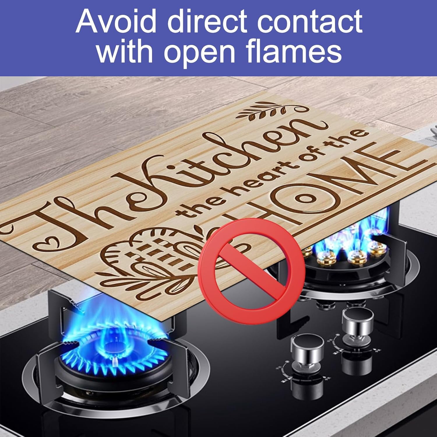 Stove Top Cover for Electric 28 x 20 inches Stove Top Covers Pad Kitchen Decorations Offee Bar Mats Pad for Stovetop Dishes Utensils Countertops Sinks Pads