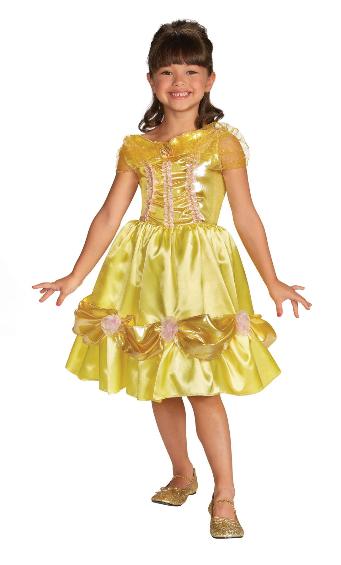 Disney Girls Beauty and the Beast Classic Belle Costume Ages 3-8 Years 
