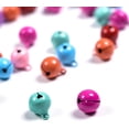 thumbnail image 3 of 50 Pcs Jingle Bells Christmas Crafts Bells, 14mm Small Bells DIY Bells for DIY Bracelet Anklets Necklace Knitting/Jewelry Making(Colorful,50pcs), 3 of 5