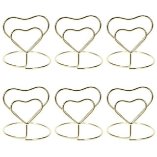 Heart Wire Place Card Holders