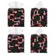 thumbnail image 2 of Balery Red Mushrooms Porta Pañuelos de Cuero con Estampado – Funda Moderna Cuadrada para Caja de Pañuelos, Dispensador 5x5x5'', 2 of 7