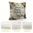 thumbnail image 4 of Orinice  Eucalyptus Leaves Throw Pillow Covers, Green Leaves Be A Light for All to See Spring Cushion Case Decoration for Sofa Couch, 4 of 5