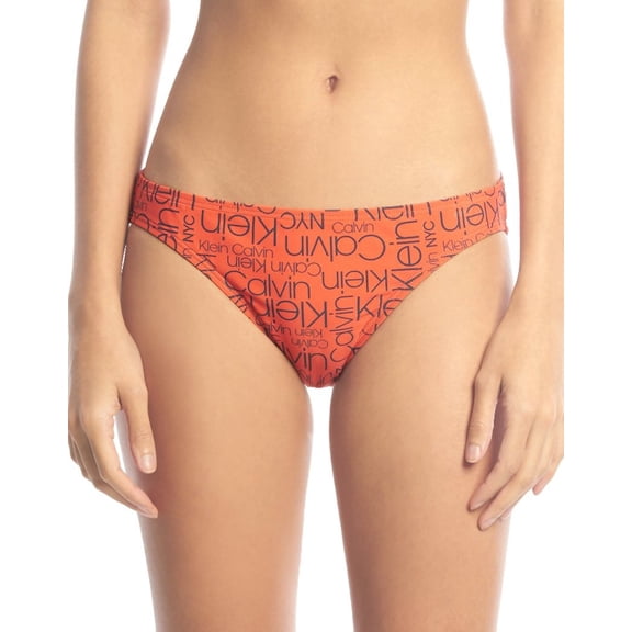 Calvin Klein TANGO MULTI NYC LOGO Skinny Classic Swim Bottom, US X-Small