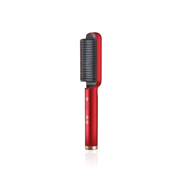 Plancha de pelo eléctrico Calefacción rápida 130 ℃ -200 ℃ Universal enderezamiento Cepillo Portátil Portátil Portátil DIY Styler Herramienta Red US seitruly CE001541-06B