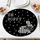 thumbnail image 5 of CaiYueKe Easter Table Placemats Round Polyester Decorative Washable Holiday Dining Kitchen Decor Bunny Egg Pattern Party Home Celebration Place Setting, 5 of 7