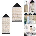 thumbnail image 1 of 2 calendarios navideños con bolsillos para colgar en de BLESIY Calendario de adviento, 1 of 8
