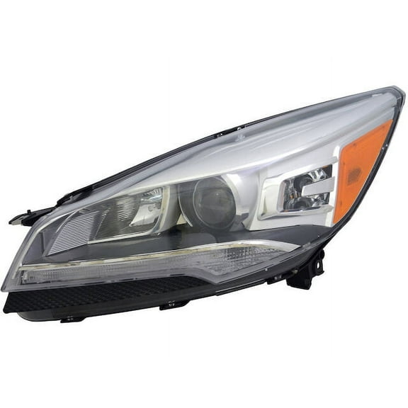 Left Driver Side Headlight Assembly - Compatible with 2013 - 2016 Ford Escape 2014 2015