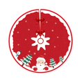 thumbnail image 4 of Cubierta de base para falda de árbol de Navidad de 90 cm, decoración navideña, falda para árbol de Navidad Estilo F, 4 of 9