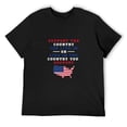 thumbnail image 3 of Support The Country You Live In Snappy Men's Cotton Short Sleeve HD Print Tee for Casual T-Shirt Crew Neck Top Black M, 3 of 7