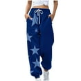 thumbnail image 2 of Elvqul Dressy Pants for Women with Pockets Jogger Sweatpants Sky Blue Womens Sweatpants, 2 of 5