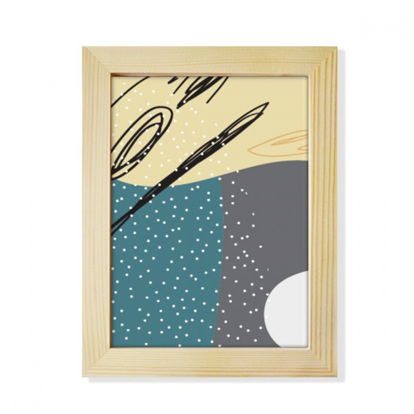 Star s Art Pattern Desktop Adorn Photo Frame Display Art Painting Wooden