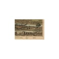 thumbnail image 2 of Historic Panoramic View - New Brighton Pennsylvania - Corbin 1883 - Vintage Wall Art, 2 of 4