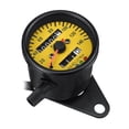 thumbnail image 4 of xinxixnxx Universal Motorcycle Speedometer Odometer 140kmh Gauge Dual Speed Meter with LED Indicator Modification Fitting Cycling, 4 of 6