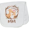 thumbnail image 2 of Inktastic I Love My Nana Baby Burp Cloth, 2 of 3