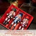 thumbnail image 7 of LOLIPPYY 3-Piece Christmas Wooden Soldier Nutcracker Set with Pull String Wood Puppet Decoration, 7 of 7