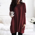 thumbnail image 2 of gakvbuo Fall Long Sweatshirt For Womens With Pockets Lightweight Pullover Shirts Long Sleeve Dressy Tunic Tops To Wear With Leggings, 2 of 6