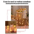 thumbnail image 7 of Fufafayo under $5 Rose Flower String Lights, 10 LED Artificial Flower Garland Lights Battery Powered Fairy Lights for Bedroom Party Wedding Valentine's Day Birthday Christmas, 7 of 7