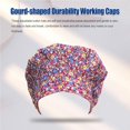 thumbnail image 3 of ruzhgo Operating Hats Nurses Long-time Service Gourd-shaped Pure Color Button Professional Assorted Colors Multifunctional Working Caps Hallowmas Yellow G-02, 3 of 4
