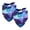 Multi-colored 3, variant on PhooArto Cute Ladybugs Green Umbrella Dog Bandanas, 2 Pack Soft Washable Pet Scarf Triangle for Large Dogs Puppies and Cats