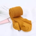 thumbnail image 1 of 2019 bebé Otoño Invierno medias caliente bebé niño niña medias acanaladas algodón cálido pantimedias Color caramelo sólido apretado 0-4 años Tan Jianjun unisex, 1 of 2
