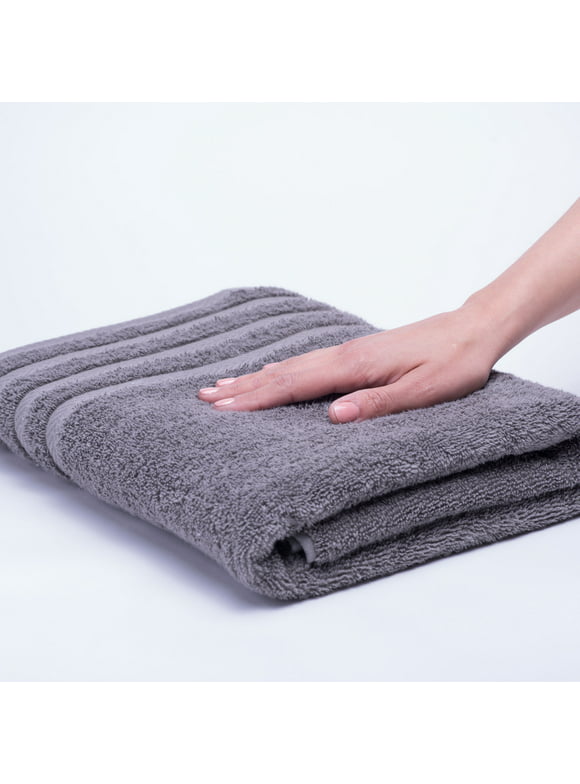 Egyptian Cotton with Dryfast Grey Hand Towel
