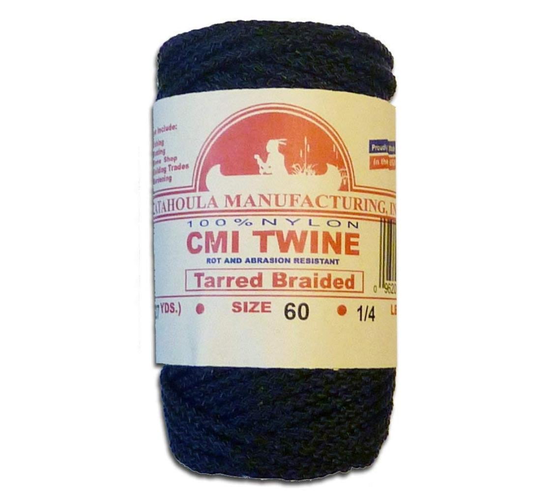 81' Manufacturing 60 Tarred Braided Nylon Twine (Bank Line) 500 lb