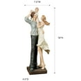 thumbnail image 3 of Treasured Family Moments Handpainted Tabletop Figurine Ivory, Gray and Black 7.5”W x 4.5”D x 18”H, 3 of 5