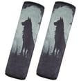 thumbnail image 2 of WOBOGO Dark Wolf Seat Belt Cover 2 Piece Soft Comfort Driving Shoulder Pad Suitable for All Cars and Backpacks, 2 of 8
