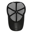 thumbnail image 5 of HNMKIU Classics Retro Trucker Cap Adjustable Snapback Unisex Breathable Mesh Baseball Hat for Men and Women Black,A, 5 of 7