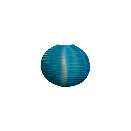 Round Nylon Outdoor Paper Lantern For Home Decor And Wedding Round Nylon Outdoor Paper Lantern For Home Decor And Wedding Decorations 14 Inch Turquoise Blue