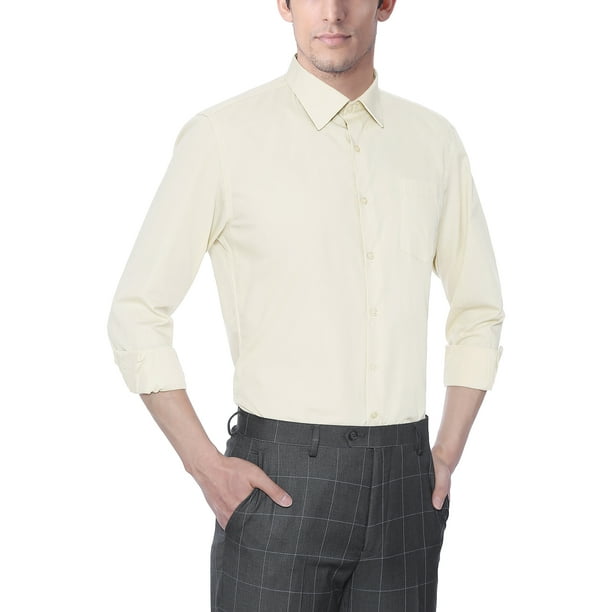 ivory dress shirt wedding