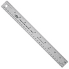 Alvin Non-Skid Stainless Steel Flex Ruler - 12"