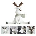 thumbnail image 3 of 1pc Indoor Scene Layout Prop Desktop Resin Deer Adornment Desktop Ornament, 3 of 4