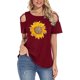 thumbnail image 2 of Pntutb - Camisetas de verano para mujer, túnica de manga corta con tiras y hombros descubiertos, tops sexy Pntutb Pntutb-1525, 2 of 4