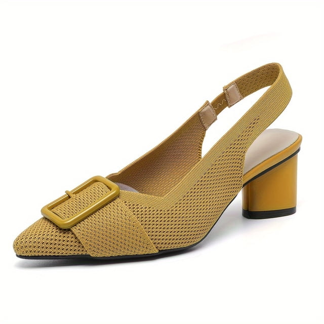 Sandales à Talons Hauts à Bride Arrière en Cuir Verni à la Mode pour Femmes et Filles avec Bride à la Cheville