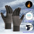thumbnail image 5 of Baqcunre Clearance! Warm Gloves, Winter Men And Women Keep Warm Touching Screen Knit Gloves Elastic Cuff Soft Full Finger Gloves Mitten, Knitted Gloves, Heating Gloves, 5 of 7