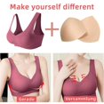 thumbnail image 3 of 3 Pair Bra Pads Inserts, Women Removable Bra Spongy Pad, Bra Inserts Pads For Swimwear Sports, 3 of 5