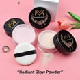 thumbnail image 3 of MM Radiant Glow Loose Powder – Lightweight Setting Powder for Smooth Finish, Oil Control & Long-Lasting Radiant Glow, Flawless Matte Finish, Buildable Formula, 3 of 10