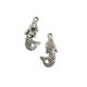 thumbnail image 3 of Colgante de sirena plateado tibetano 30 piezas Gloria encantos de sirena para pulseras, 3 of 5