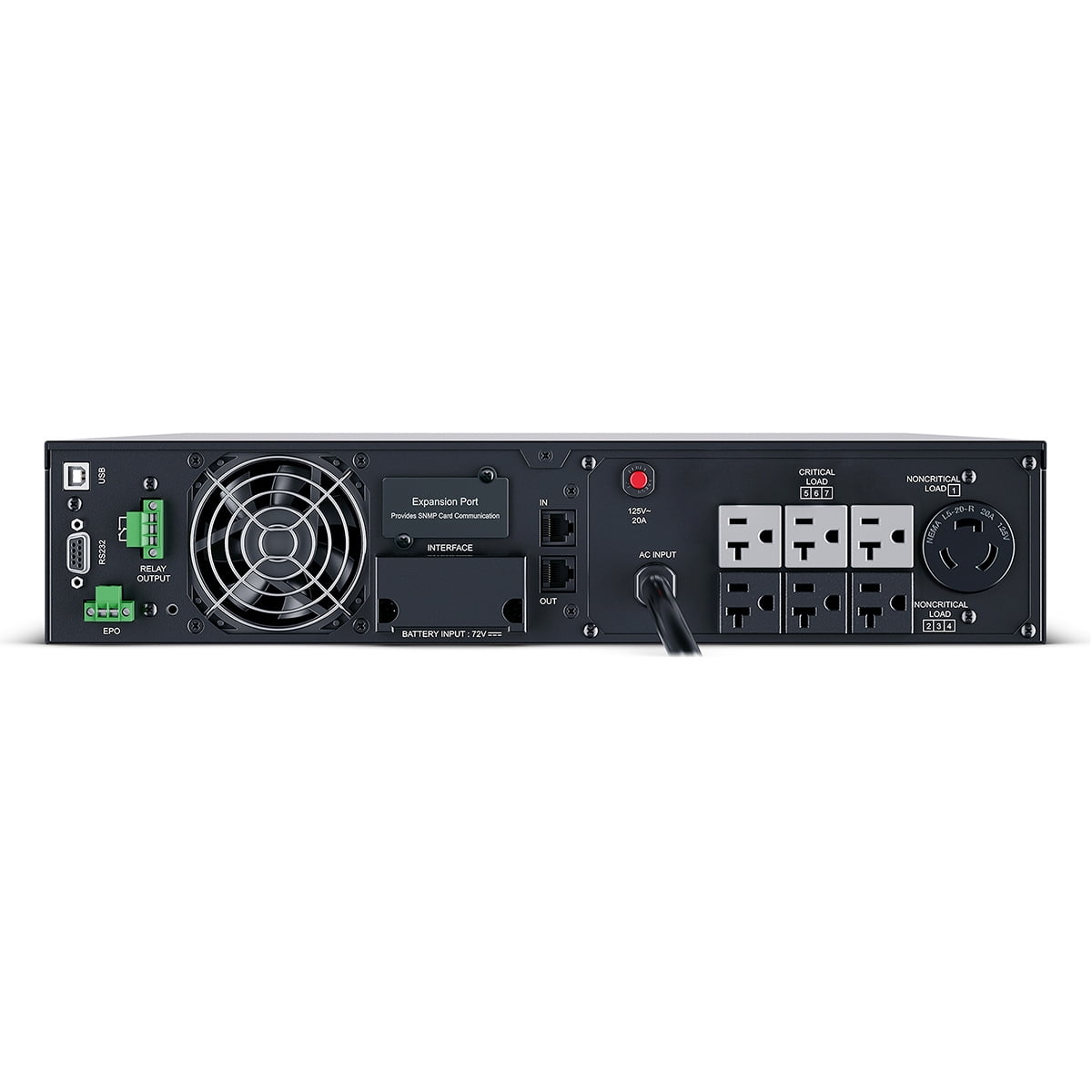 CyberPower Smart App Online 2200VA 100-125V Pure Sine Wave LCD Rack/Tower UPS